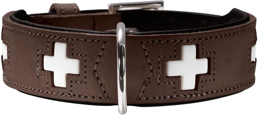 Hunter – Collier pour chien en cuir 35–43 cm