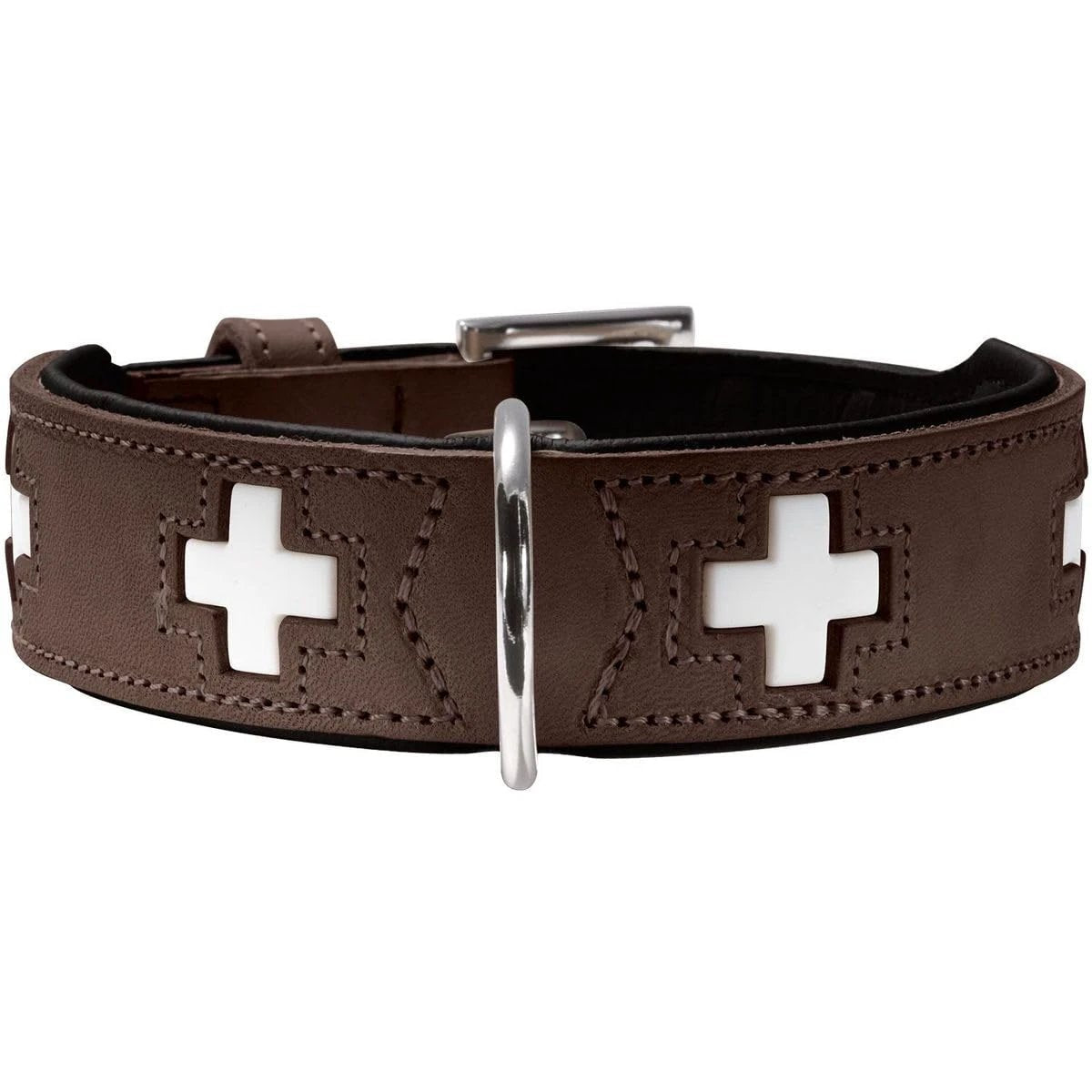 Hunter – Collier pour chien en cuir 35–43 cm