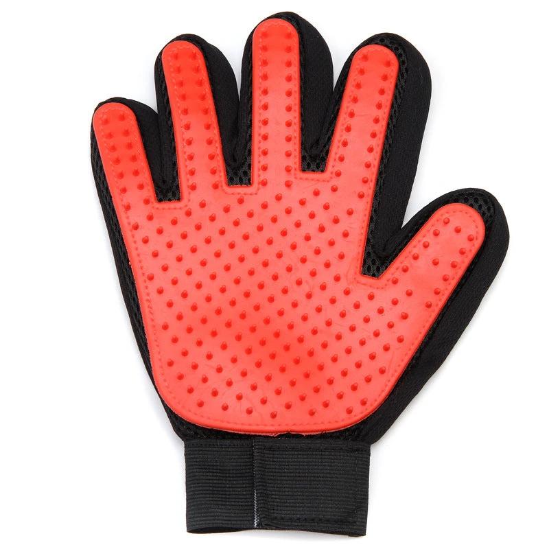 Gant de toilettage pour chiens et chats – Silicone et tissu respirant
