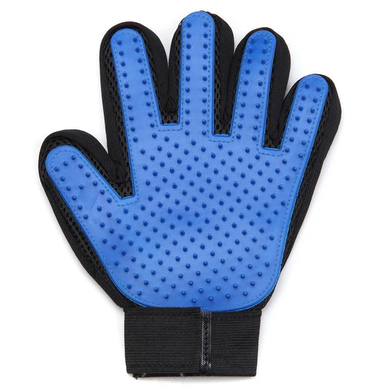 Gant de toilettage pour chiens et chats – Silicone et tissu respirant