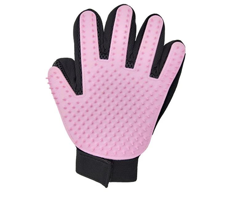 Gant de toilettage pour chiens et chats – Silicone et tissu respirant