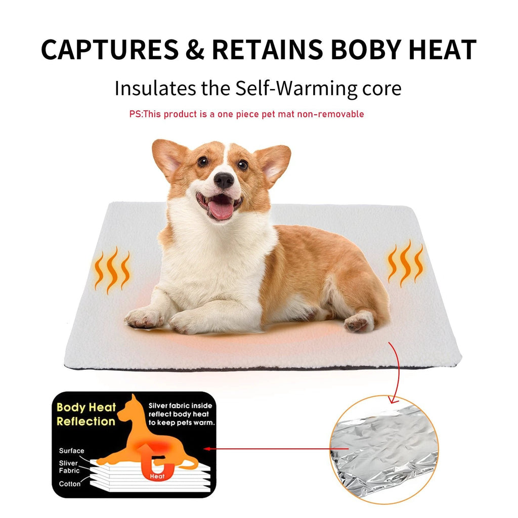 Tapis chauffant auto-réchauffant pour chat ou chien – Confort intérieur
