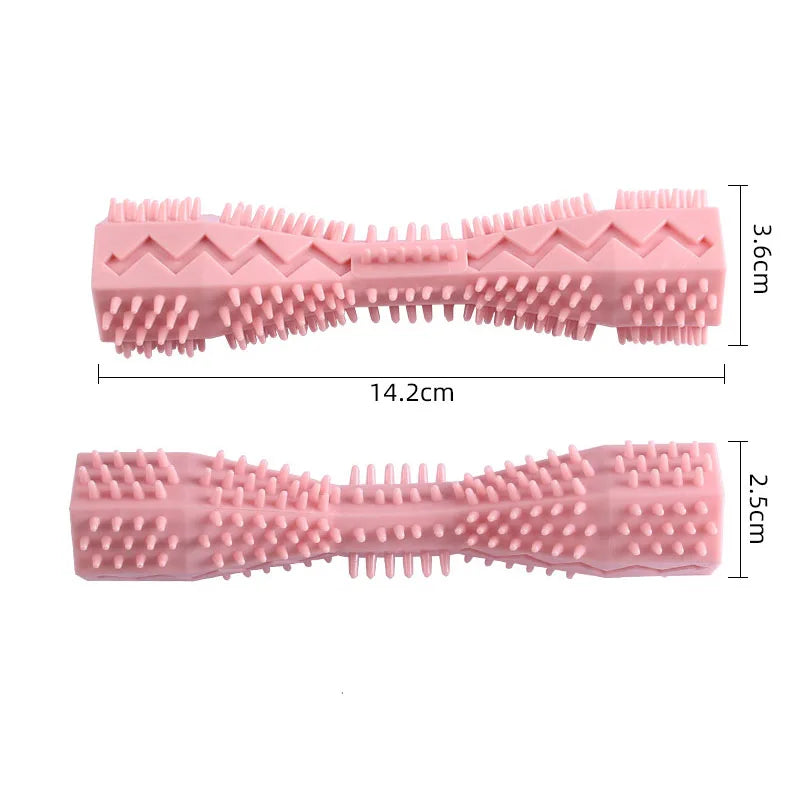 Jouet brosse à dents pour chien – Bâton à mâcher en caoutchouc