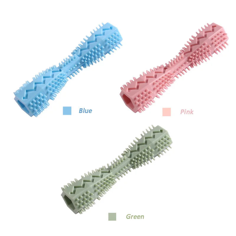Jouet brosse à dents pour chien – Bâton à mâcher en caoutchouc