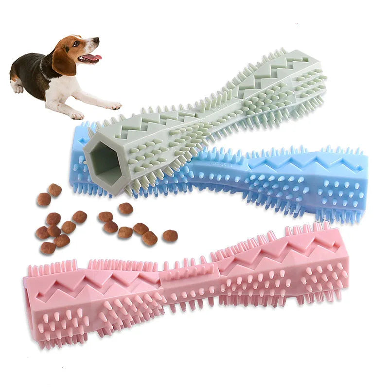 Jouet brosse à dents pour chien – Bâton à mâcher en caoutchouc