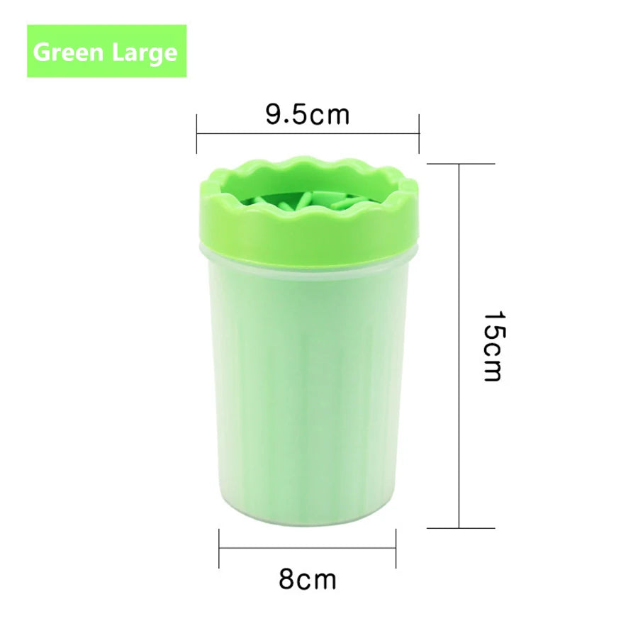 Gobelet nettoyant pour pattes de chien – Brosse silicone