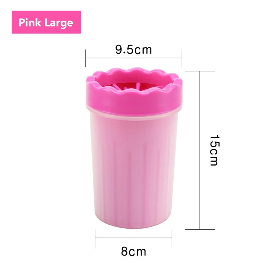 Gobelet nettoyant pour pattes de chien – Brosse silicone
