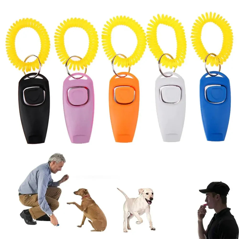 Clicker de dressage pour chien et chat – Sifflet d'entraînement avec bracelet