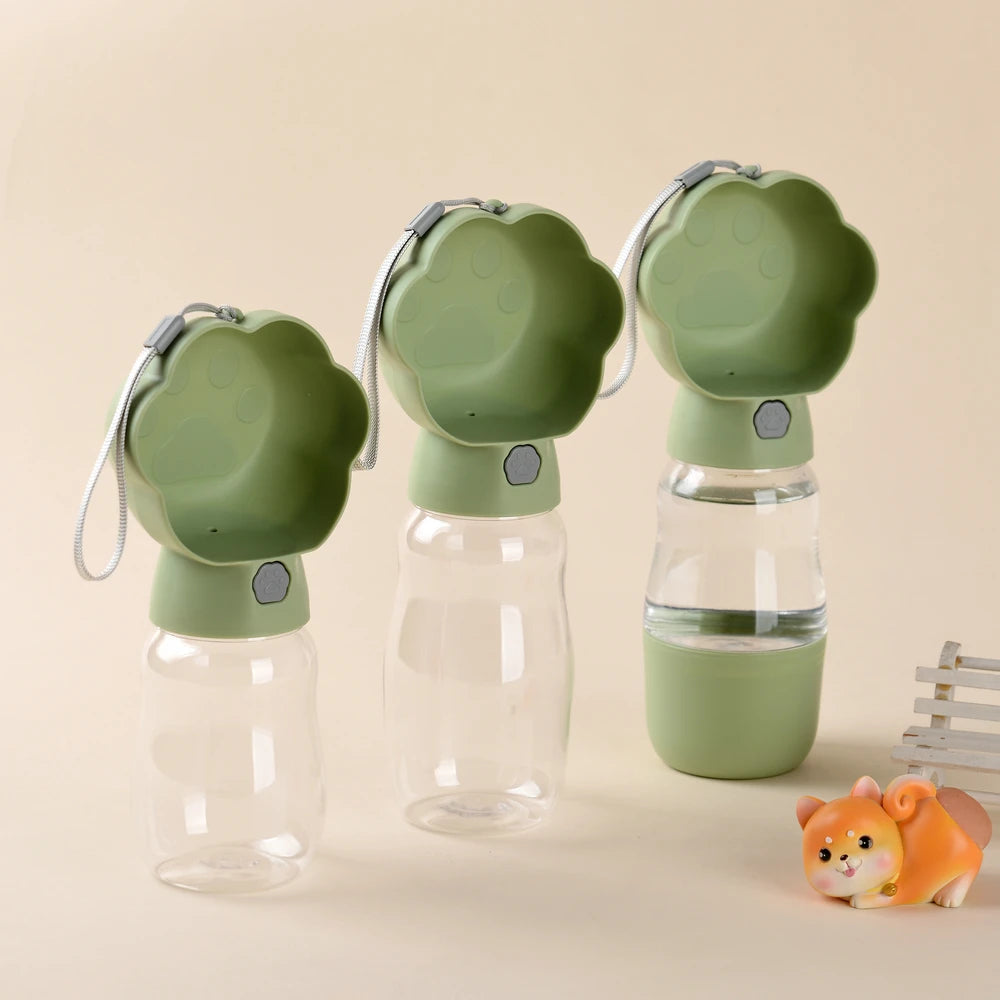 Gourde portable pour chien et chat – 380 ml, 530 ml ou 2-en-1