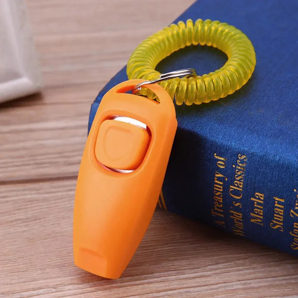 Clicker de dressage pour chien et chat – Sifflet d'entraînement avec bracelet