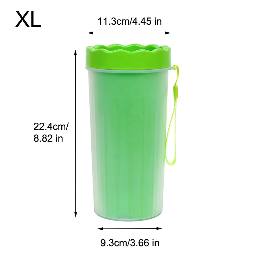 Gobelet nettoyant pour pattes de chien – Brosse silicone