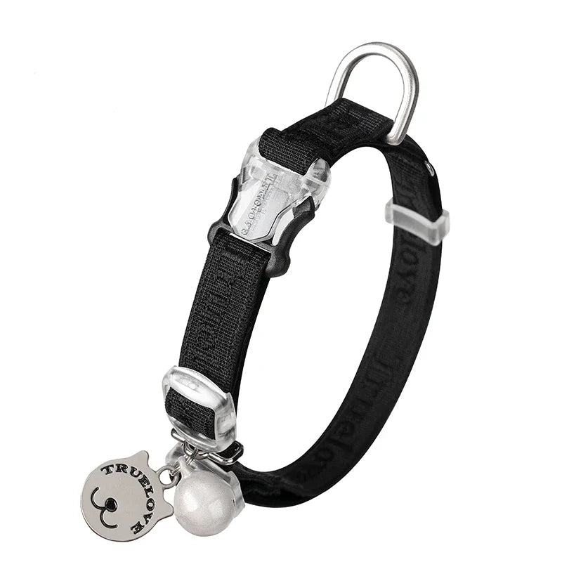 Truelove Cat Collar Elastic Strap Easy Control Soft Material Lightweight Fashional Small Dog Collar Cat Product Collar…