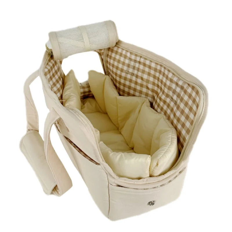 Sac de transport pour petit chien – Bandoulière coton