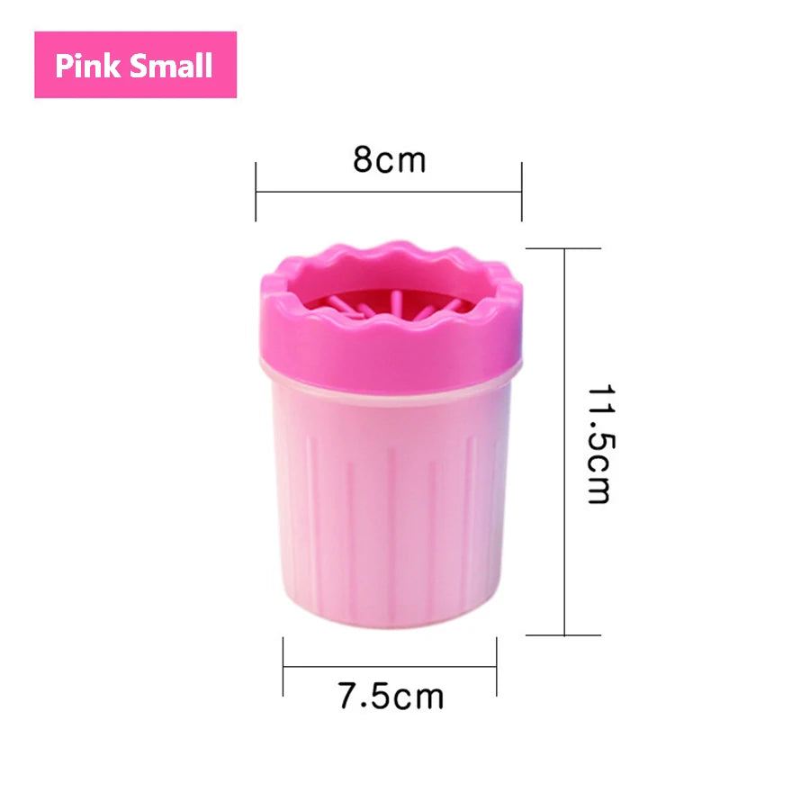 Gobelet nettoyant pour pattes de chien – Brosse silicone