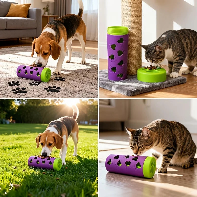 Distributeur de friandises interactif pour chien et chat – Anti-glouton