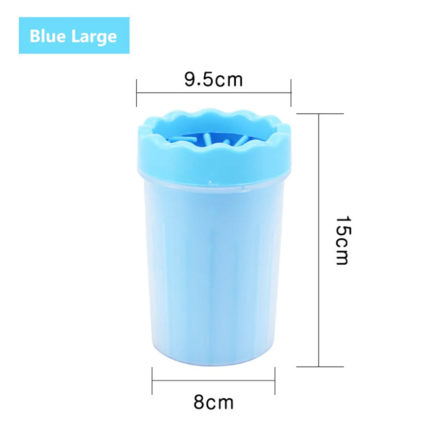 Gobelet nettoyant pour pattes de chien – Brosse silicone