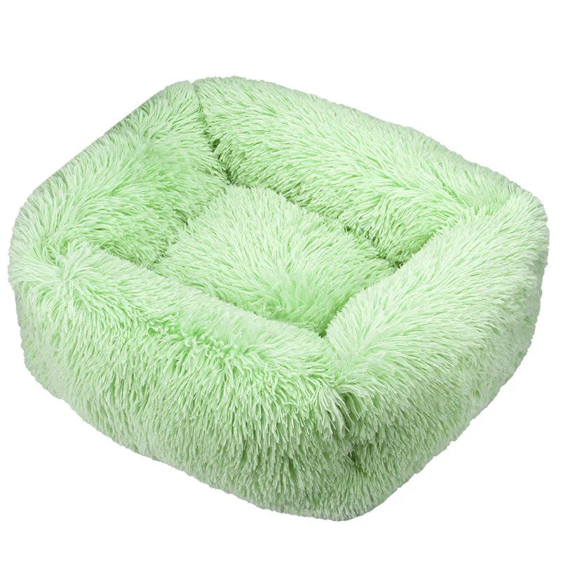 Lit pour chien carré – Peluche lavable