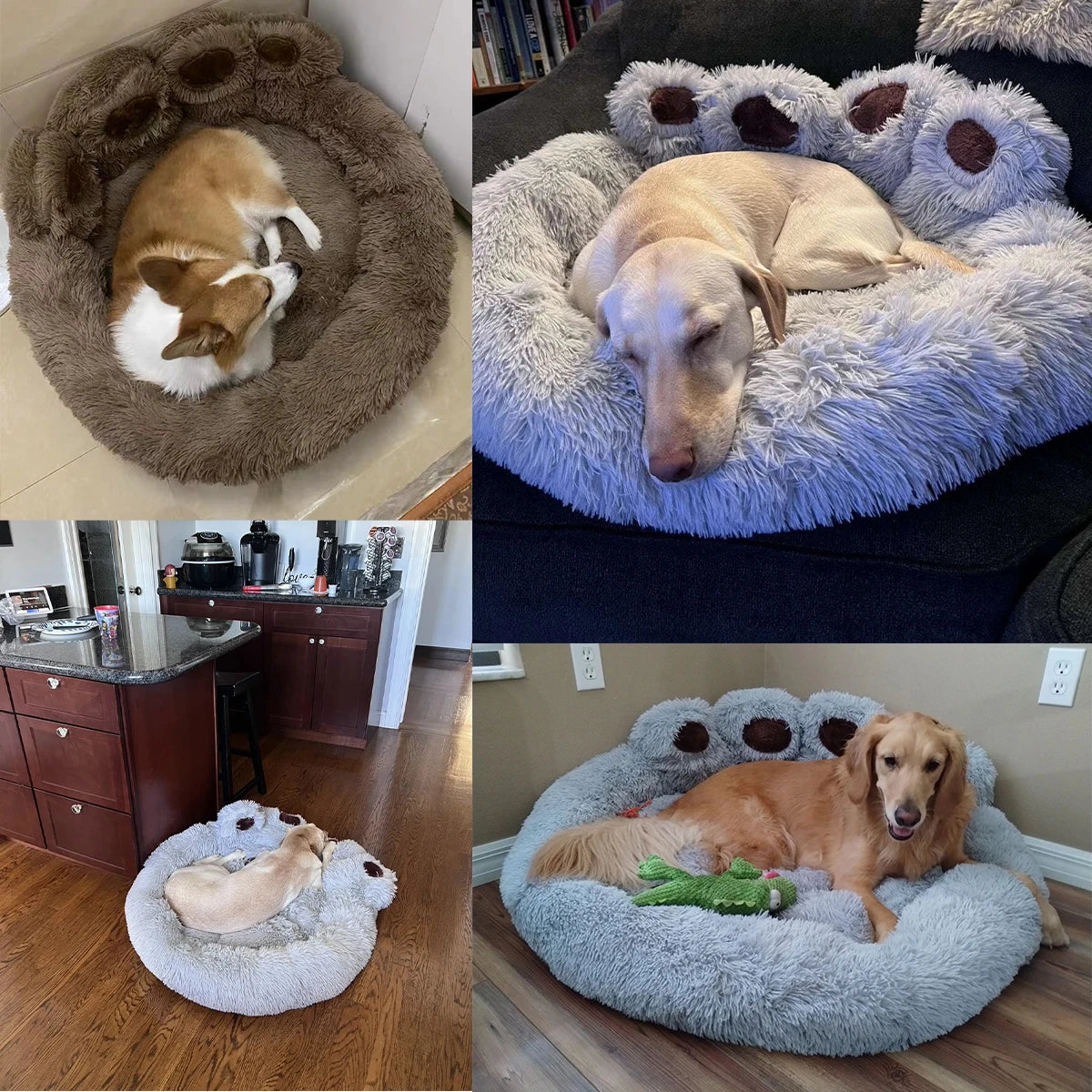 Panier moelleux pour chien – Couchage douillet toutes tailles
