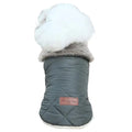 Veste d’hiver pour petit chien – Col fourrure synthétique