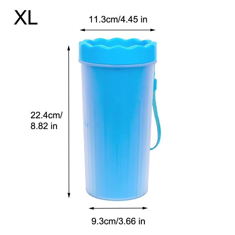 Gobelet nettoyant pour pattes de chien – Brosse silicone