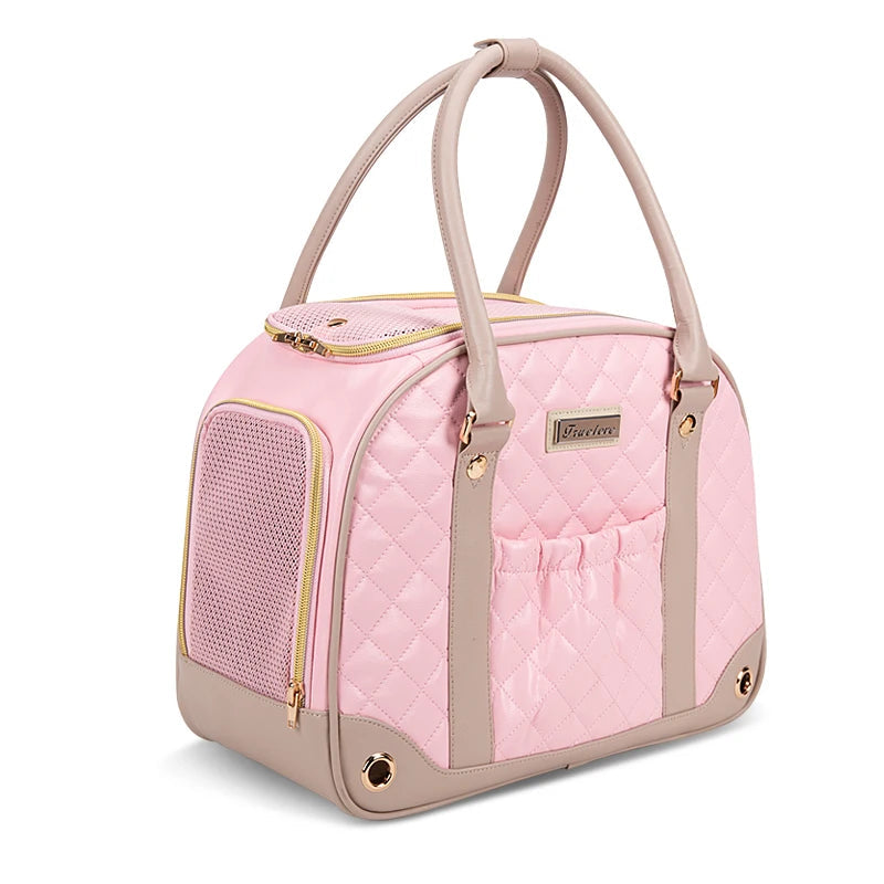 Truelove Fashion Pet Carrier Handbag Out of Portable Bag Space Cabin Hug Cat Dog Artifacts Out Bag Backpack Pet Box…
