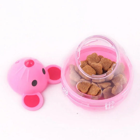 Souris distributrice de croquettes pour chat