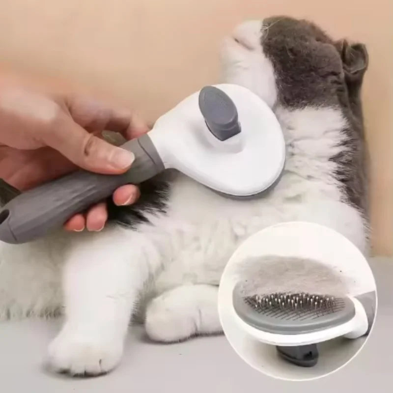 Brosse auto-nettoyante pour chien et chat – Peigne anti-noeuds