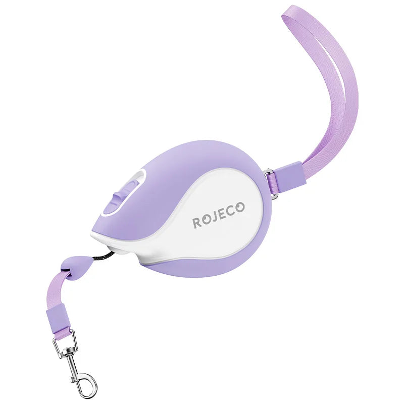 ROJECO Mini Automatic Retractable Dog Leash 3M Extendable Rope For Outdoor Travel Walking Hiking Pet Cat Dogs Traction…
