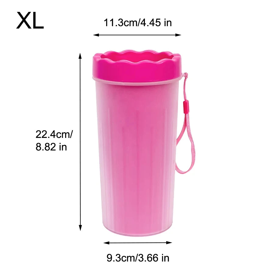 Gobelet nettoyant pour pattes de chien – Brosse silicone