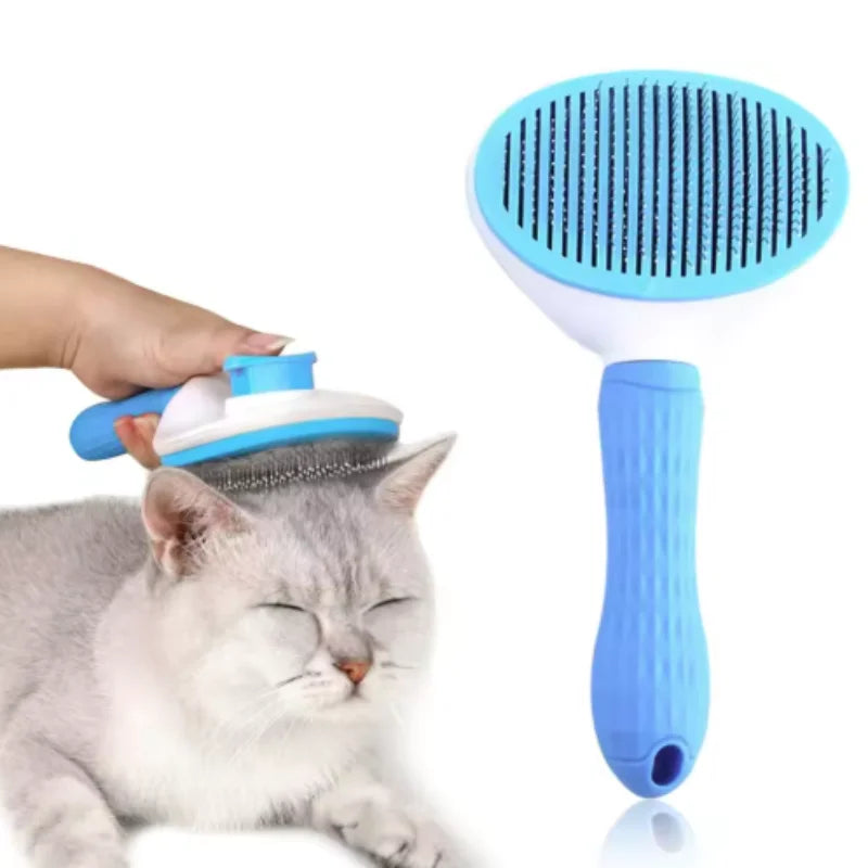 Brosse auto-nettoyante pour chien et chat – Peigne anti-noeuds