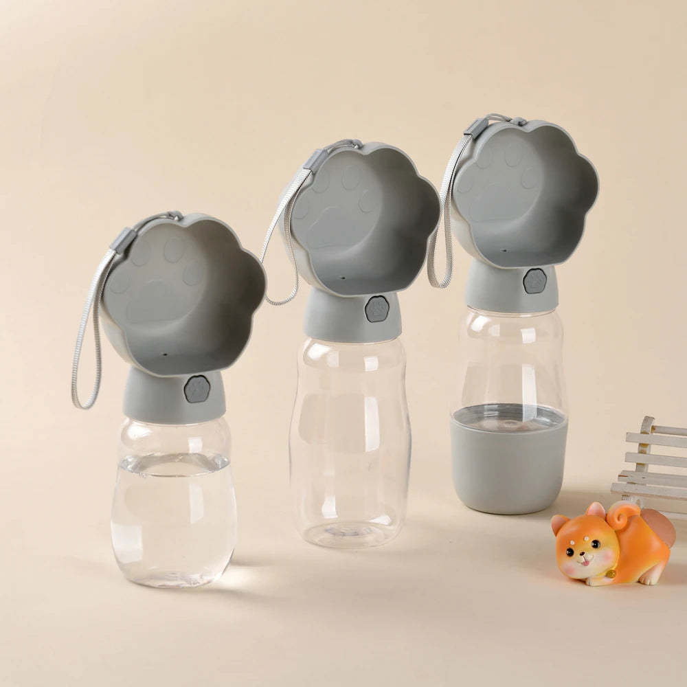 Gourde portable pour chien et chat – 380 ml, 530 ml ou 2-en-1