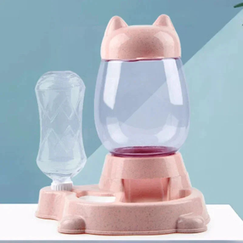 Distributeur automatique pour chat – Double réservoir gravitaire