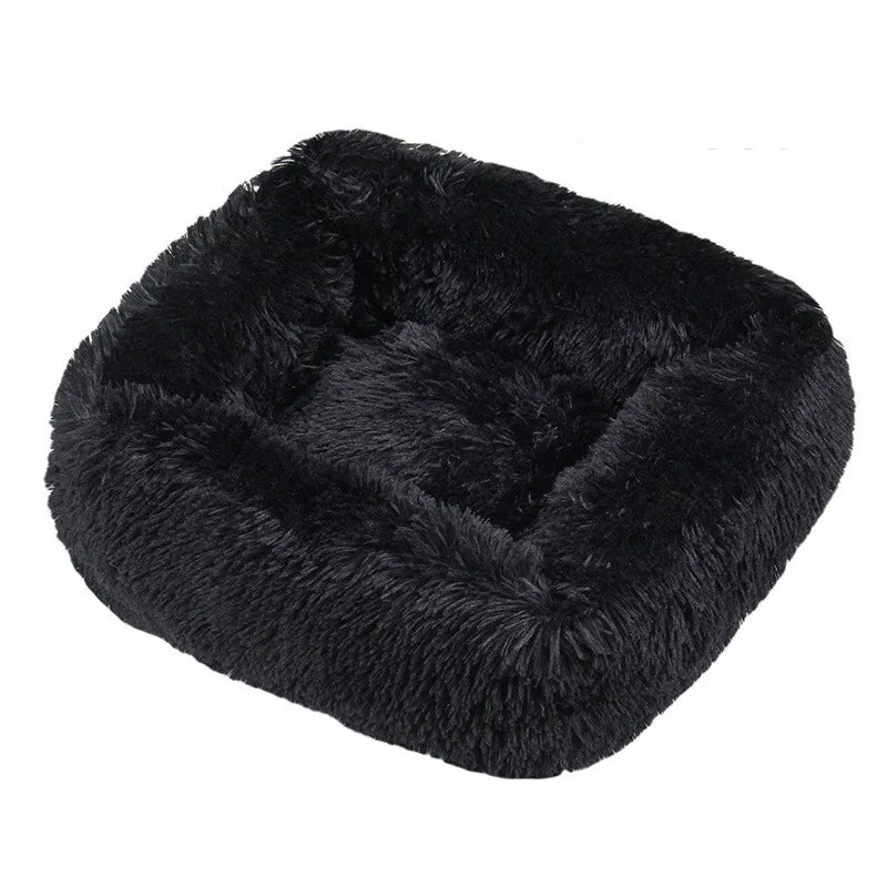 Lit pour chien carré – Peluche lavable