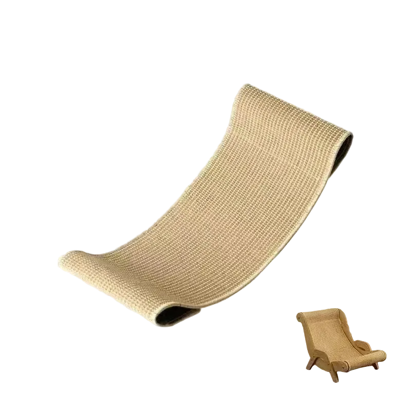 Griffoir chat en sisal – Forme dinosaure, bois massif
