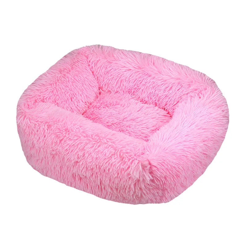 Lit pour chien carré – Peluche lavable