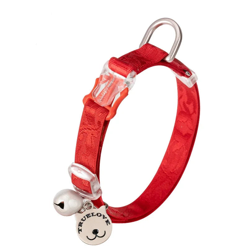 Truelove Cat Collar Elastic Strap Easy Control Soft Material Lightweight Fashional Small Dog Collar Cat Product Collar…