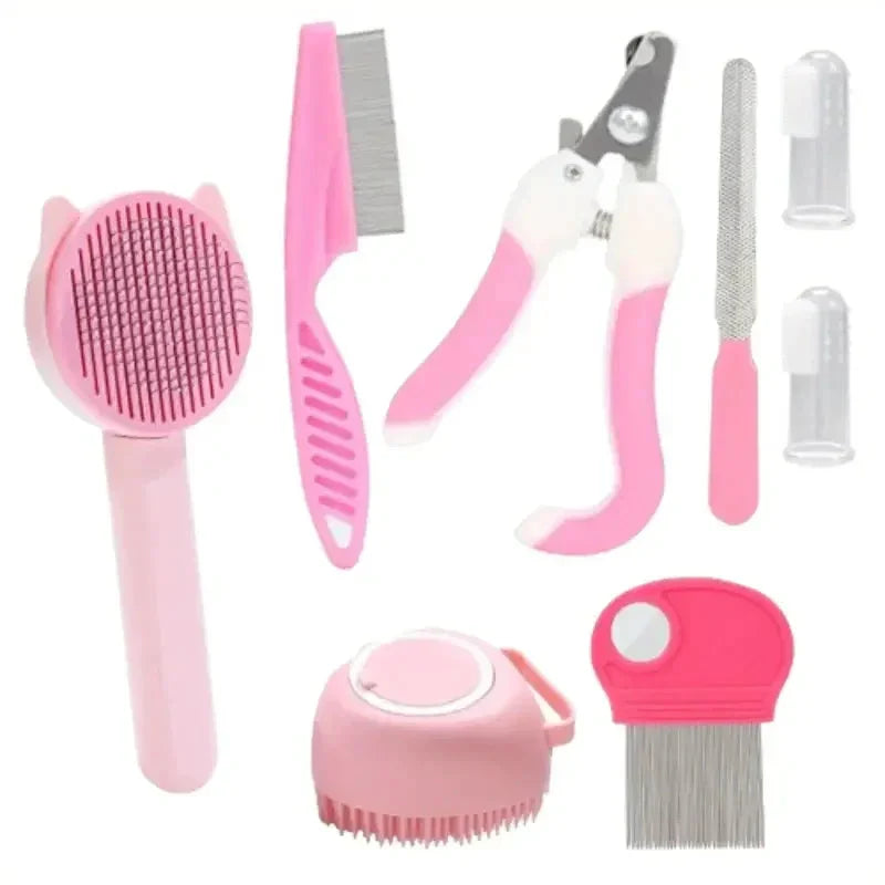 Kit de toilettage pour chats et petits animaux – 7 en 1