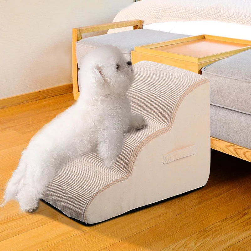 Escalier 3 marches pour chien et chat – Confort seniors et petites tailles