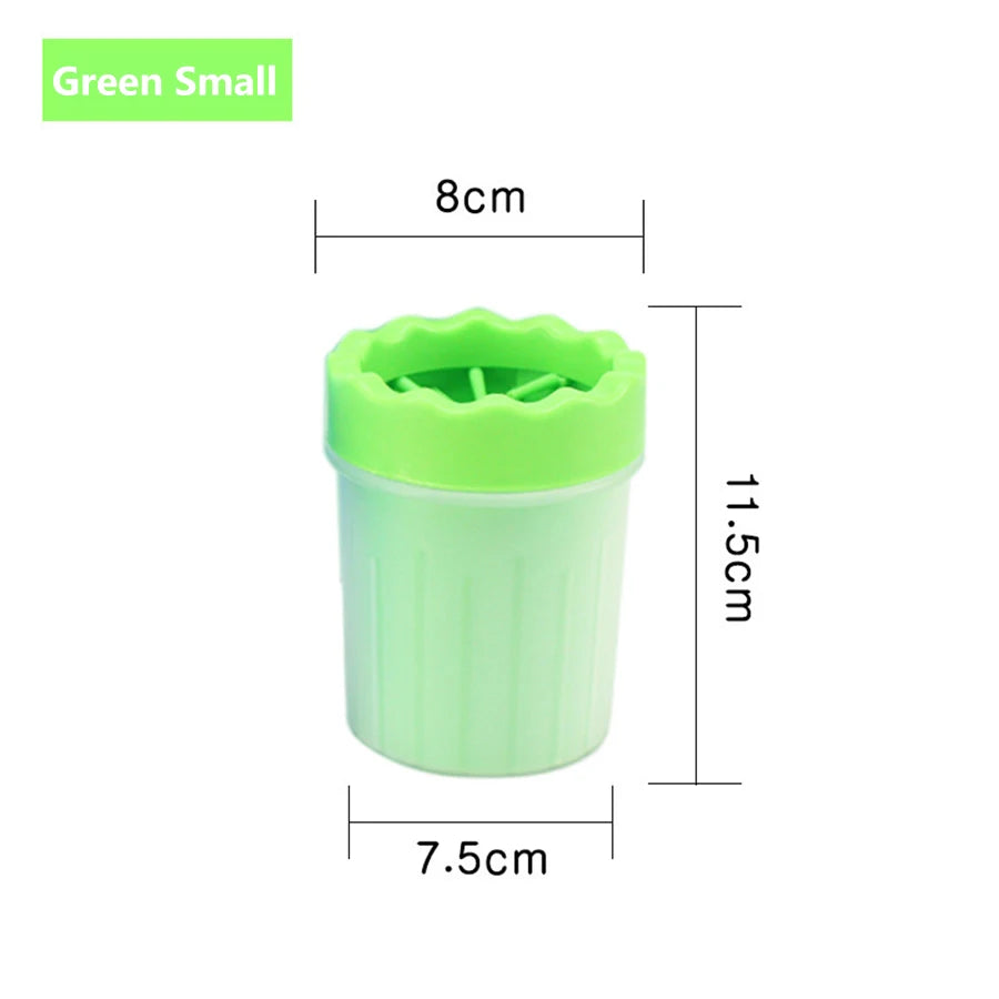 Gobelet nettoyant pour pattes de chien – Brosse silicone