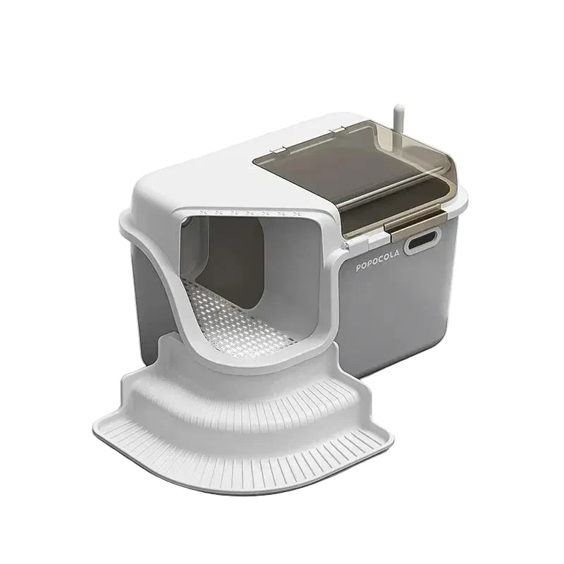 Maison de toilette XL pour chat avec couloir – 0102