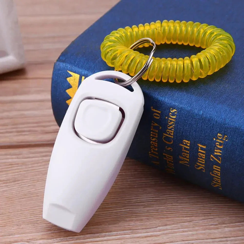 Clicker de dressage pour chien et chat – Sifflet d'entraînement avec bracelet