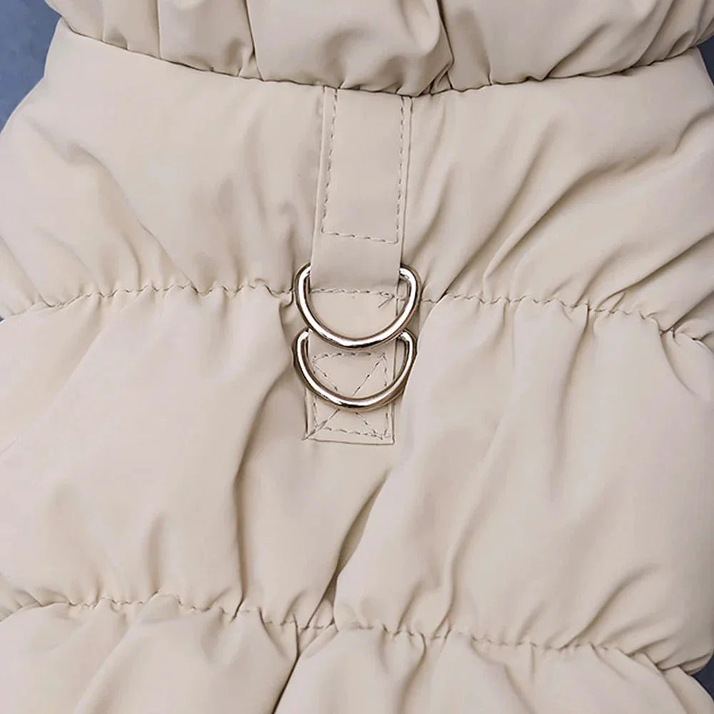 Veste Hiver Pour Chien Rembourrée Bleu Clair Taille S À XL