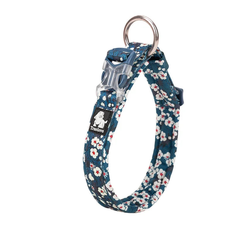 Truelove Floral Pet Collar Best Padded Comfort Cushion Camouflage Small Medium and Large Dogs and Pets Running…