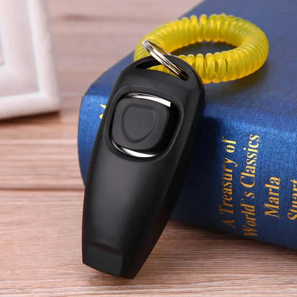 Clicker de dressage pour chien et chat – Sifflet d'entraînement avec bracelet