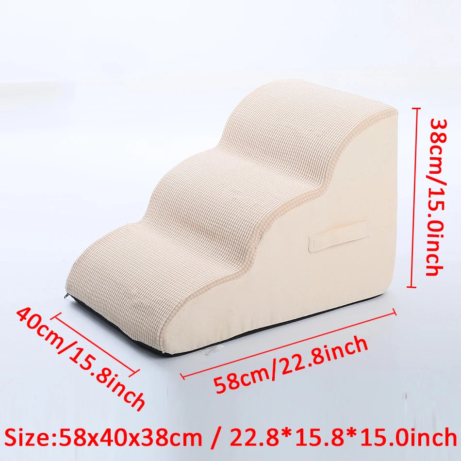 Escalier 3 marches pour chien et chat – Confort seniors et petites tailles