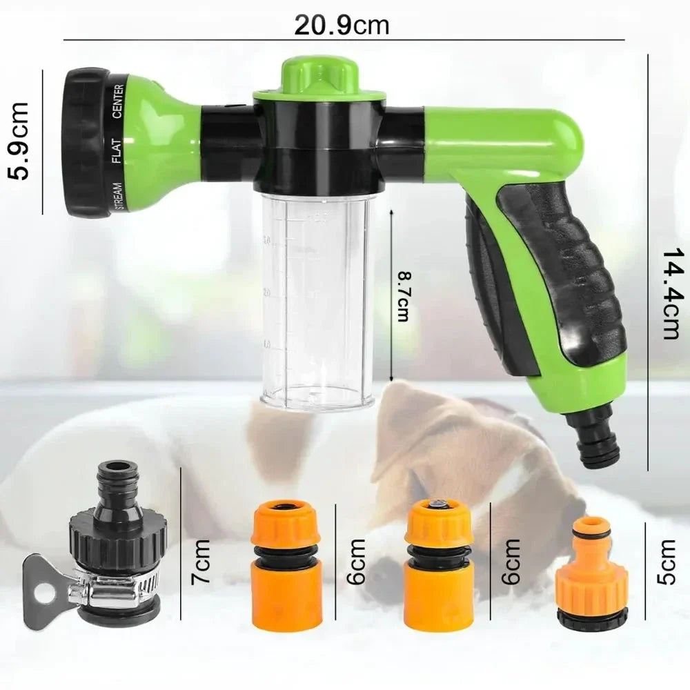 DUTRIEUX Pulvérisateur Douche Animaux 8 En 1 Buse Mousse