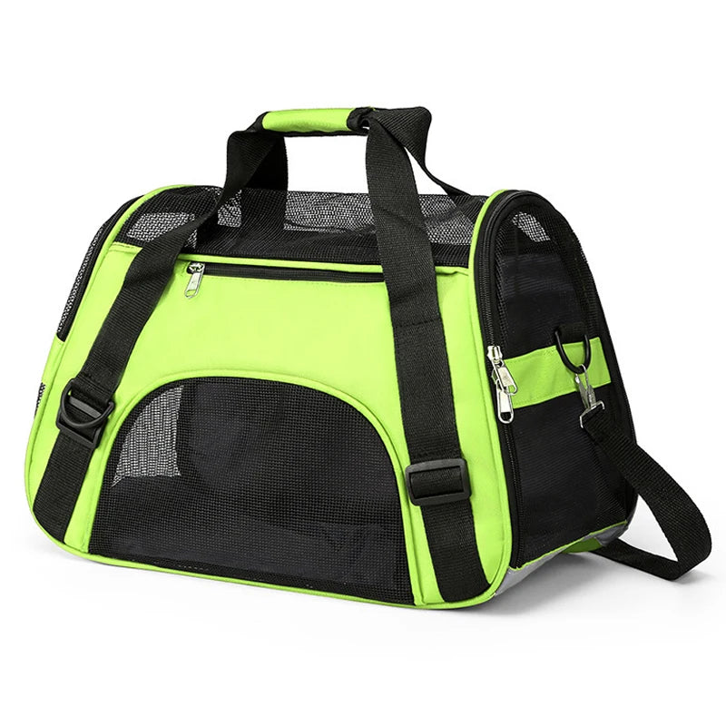 Sac de transport pour chat et chien respirant pliable