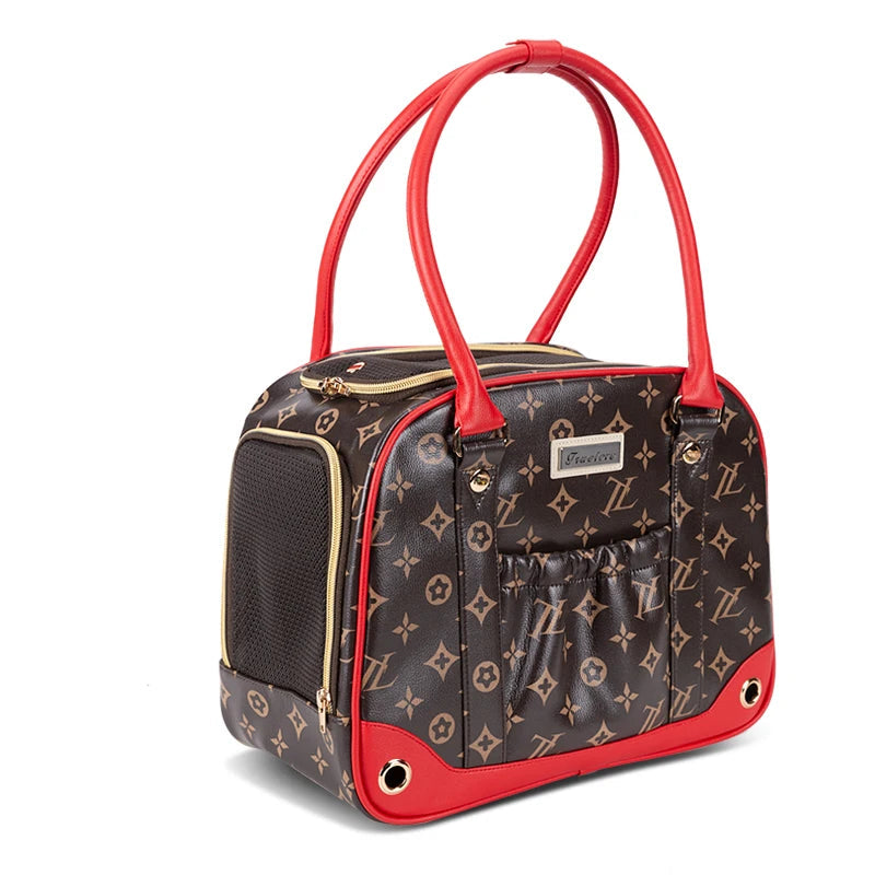 Truelove Fashion Pet Carrier Handbag Out of Portable Bag Space Cabin Hug Cat Dog Artifacts Out Bag Backpack Pet Box…