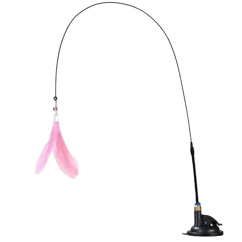 Jouet interactif pour chat – Baguette plume et clochette