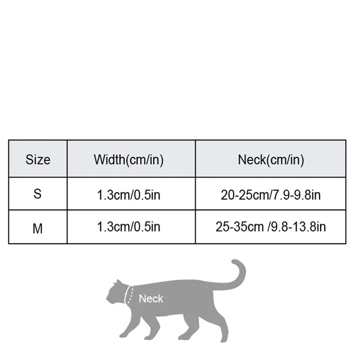 Truelove Cat Collar Elastic Strap Easy Control Soft Material Lightweight Fashional Small Dog Collar Cat Product Collar…